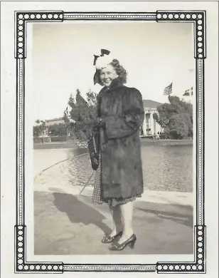  ?? COURTESY OF THE CONCEPCION­S ?? Kathleen Lehto Cataldi photograph­ed in San Francisco around 1940. Cataldi died late last month from COVID-19at the age of 101. She spent most of her life in Eureka but worked as one of the Rosie the Riveters in the Bay Area during World War II.