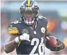  ?? CHARLES LECLAIRE/USA TODAY SPORTS ?? Le’Veon Bell has rushed for 5,336 yards and 35 TDs on 1,229 carries in 62 games.