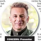  ??  ?? CONCERN: Presenter
Chris Packham