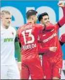  ?? FOTO: EFE ?? Nadiem Amiri celebra el segundo gol