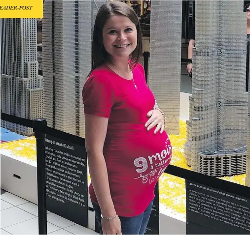  ?? FAMILY HANDOUT ?? Éloïse Dupuis, 27, a Jehovah’s Witness, would not consent to blood transfusio­ns after a caesarian birth in 2016. Her baby survived, but she died.