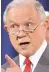  ??  ?? Attorney General Jeff Sessions