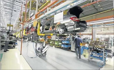  ?? Picture: STEPHANIE LLOYD ?? HI-TECH: A 13% surge in exports helped the SA motor industry slash its trade deficit by more than one-third last year