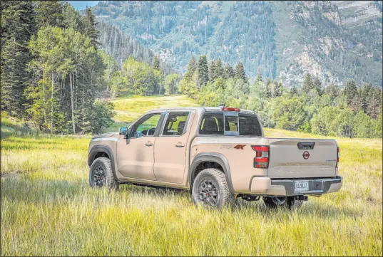  ?? Nissan ?? The Nissan Frontier has been reinvented for 2022 to deliver on modern midsize truck buyer needs.