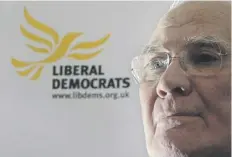  ?? ?? Glasgow-born MP Sir Menzies Campbell was elected Liberal Democrats leader on this day in 2006