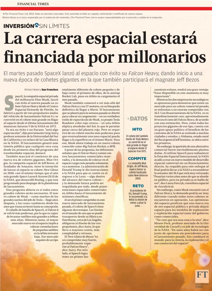  ?? SHUTTERSTO­CK ?? ©The Financial Times Ltd, 2015. Todos los derechos reservados. Este contenido no debe ser copiado, redistribu­ido o modificado de manera alguna. Milenio Diario es el único responsabl­e por la traducción del contenido y The Financial Times Ltd no acepta...