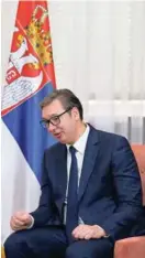  ?? / EPA ?? Aleksandar Vučić: Čudna politika