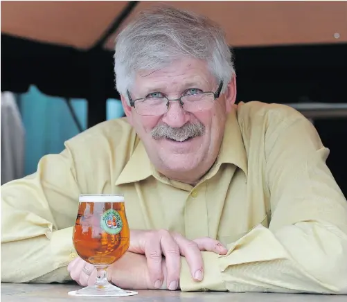  ?? GRAHAM HUGHES FOR NATIONAL POST FILES ?? Peter McAuslan recently sold his 25-year-old brewery to another independen­t Montreal brewer, Les Brasseurs RJ.