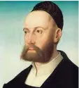  ?? Foto: Städt. Kunstslg. ?? Ulrich Fugger, gemalt 1525 von Hans Maler.