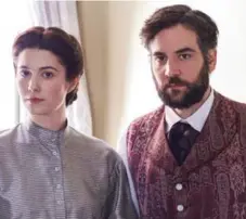  ?? ANTONY PLATT/TRIBUNE NEWS SERVICE ?? Mary Elizabeth Winstead plays nurse Mary Phinney and Josh Radnor is Jedediah Foster in Mercy Street, which debuts Jan. 17 on PBS.