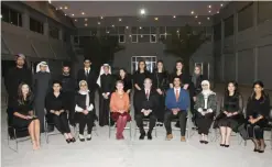  ??  ?? KUWAIT: Students of the sixth batch of ‘The Proteges’ program pose for a group photo with US Ambassador to Kuwait Lawrence Silverman and his wife.