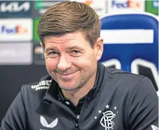  ??  ?? Rangers manager Steven Gerrard.