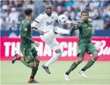  ?? DARRYL DYCK, THE CANADIAN PRESS ?? Whitecaps leading scorer Kei Kamara is one of a handful of players who the club wants back next season.