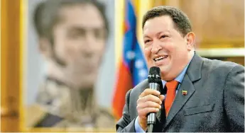  ?? El mandatario venezolano murió en 2013. MIGUEL GUTIÉRREZ/EFE ??