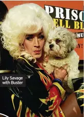  ?? ?? Lily Savage with Buster