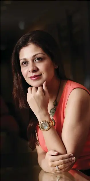  ??  ?? Nikki Rajan is Co-promoter of Time Avenue, a Mumbai-based luxury watch retail store