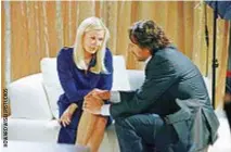  ??  ?? AMATI E LONGEVI La mitica Brooke (Katherine Kelly Lang) e Ridge (Thorsten Kaye) in Beautiful