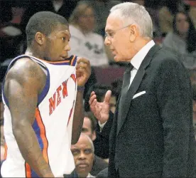  ?? Susan May Tell ?? BAD BLOOD: Nate Robinson (left) has revealed that when he was with the Knicks, coach Larry Brown called him “little sh-t” on a regular basis.