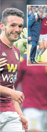  ??  ?? Highs and lows –John Mcginn was flying with Aston Villa until his broken ankle (inset)