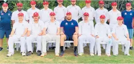  ??  ?? The Horowhenua-Ka¯ piti Bears cricket side has finished second in the Furlong Cup competitio­n this year.