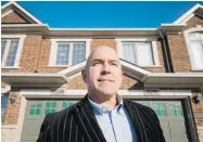  ?? RON SCHEFFLER/ POSTMEDIA NEWS ?? Len Collins, at one of his properties in Burlington, Ont., used a broker familiar with his personal and economic situation.
