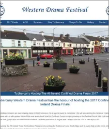  ??  ?? The Western Drama Festival website has been launched.