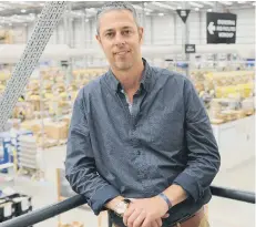  ??  ?? Lee Shepherd is the new site manager at Amazon fulfilment centre