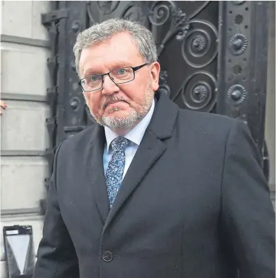  ??  ?? CABINET MEMBER: Secretary of State for Scotland David Mundell has said he wants fishermen protected