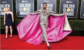  ??  ?? Billy Porter at the Golden Globes this year. Photograph: Frazer Harrison/Getty Images