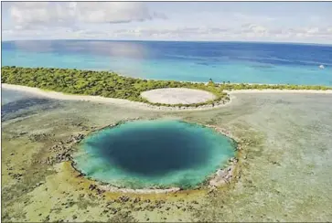  ?? Carolyn Cole Los Angeles Times ?? FROM the mid-1940s to the late 1950s, the U.S. detonated 67 nuclear bombs on and above the Marshall Islands, vaporizing entire islands, leaving craters in lagoons and exiling hundreds of people from their homes.