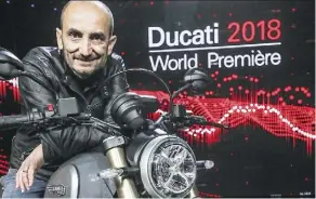  ?? DUCATI ?? Ducati CEO Claudio Domenicali.