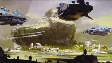  ??  ?? For pieces such as this Sparth talks the reader through his process in eight revealing stages.