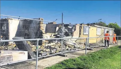  ?? Pictures: Canterbury City Council ?? The site was targeted by arsonists on two separate occasions