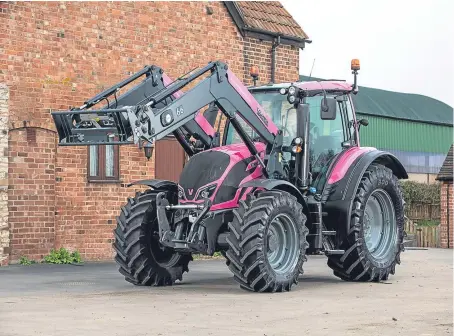  ??  ?? Valtra plans to auction the tractor at the end of its nationwide tour and donate the proceeds to the charity.