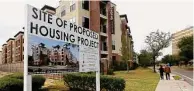  ?? Jon Shapley/Staff ?? The Fountain View housing project was nixed by Mayor Sylvester Turner early in his tenure amid pushback from area residents.