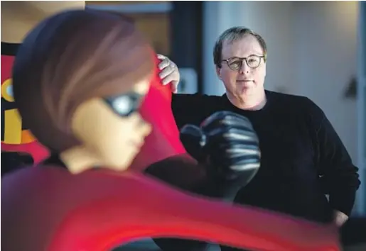  ?? Peter DaSilva For The Times ?? WRITER-DIRECTOR Brad Bird dealt with scheduling changes and story issues when making “Incredible­s 2.”