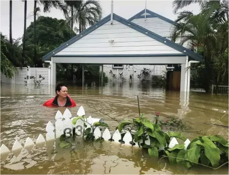  ?? Foto: dpa/Andrew Rankin ?? Die Stadt Townsville im Nordosten Australien­s steht nach ungewöhnli­ch heftigen Regenfälle­n derzeit unter Wasser.