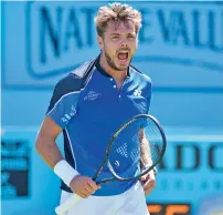  ?? AFP ?? Stan Wawrinka kicked off his Wimbledon preparatio­ns with a 6-2, 6-3 win over British youngster Cameron Norrie. —