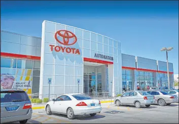  ?? Autonation Toyota ?? Autonation Toyota Las Vegas features an extensive inventory of new Toyota models, exclusive lease and financing specials, and a state-of-the-art service center.