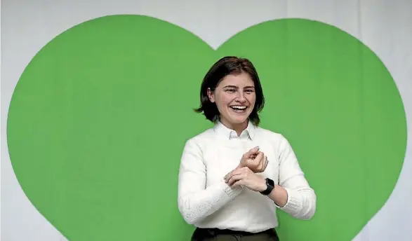  ?? SUPPLIED ?? Green Party candidate Chloe Swarbrick practiced karate for several years.