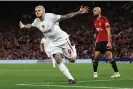  ?? Darren Staples/AFP/Getty Images ?? Mauro Icardi celebrates scoring the winner for Galatasara­y in their 3-2 win at Old Trafford in early October. Photograph: