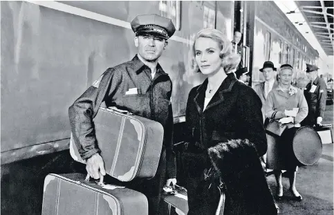  ?? North by Northwest is never far away ?? i Your cabin or mine? The glamour of the night train epitomised by Cary Grant and Eva Marie Saint in the 1959 Alfred Hitchcock thriller