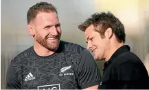  ??  ?? Kieran Read, left, succeeded Richie McCaw, right, as All Blacks captain.