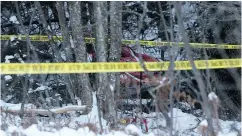  ?? LARS HAGBERG / THE CANADIAN PRESS FILES ?? An unsecured tool bag blowing off an onboard work platform is believed to have hit the helicopter’s tail rotor.