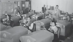  ??  ?? Norris McDonald thinks he’s the nerdy guy in the front row of a 1950s Niagara Falls Traffic Clinic.