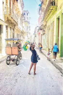  ?? CONTRIBUTE­D PHOTOS ?? Travel enthusiast Toni-Ann McKenzie brings us to Havana, Cuba.