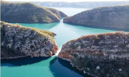  ?? ?? An aerial view of the Horizontal Falls, Talbot Bay, Kimberley. Photograph: Robert McGillivra­y/Getty Images/iStockphot­o