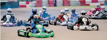  ?? ?? Kart Fight Championsh­ip 2024 in action