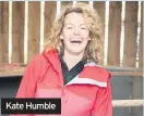  ??  ?? Kate Humble