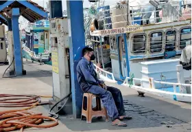  ?? ?? Dikowita fisheries harbour: Over 170 multi-day trawlers waiting for fuel